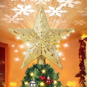 Gold Star Tree Topper